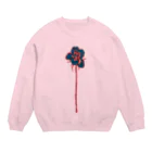 向日葵の華 Crew Neck Sweatshirt