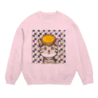 小野寺 光子 (Mitsuko Onodera)のエッグタルト猫 Crew Neck Sweatshirt