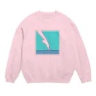 ににの店のThis is a moist place Crew Neck Sweatshirt