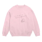 ねこぱんつのいつも何かを忘れてる気がする（グレーー） Crew Neck Sweatshirt