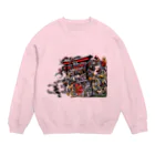 月が輝くこんな夜にの百鬼夜行 Crew Neck Sweatshirt