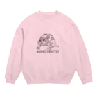 橋本貴士のきもてんとう（黒） Crew Neck Sweatshirt