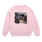 日々好日屋2号店の自転車ドミノ Crew Neck Sweatshirt