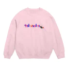 toki-nekoのtokinekoロゴ Crew Neck Sweatshirt