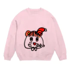 ウタハムちゃんです♪のウタハムちゃんサンタさん Crew Neck Sweatshirt