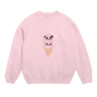 あすまるぶーのPOPPUNパンダ Crew Neck Sweatshirt