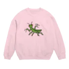 ムエックネのカマキリ② Crew Neck Sweatshirt