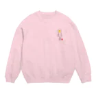 くちばし商会のゆるかわな丸っこい鳥 Crew Neck Sweatshirt