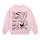 いきものや　のの（別館）の海の仲間たち　そのいち Crew Neck Sweatshirt