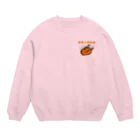 ちゃけっぷのチキンだもの Crew Neck Sweatshirt