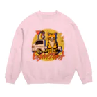 ポニーテールママの新番組『ヒッチハイクキャット！』公式シャツ Crew Neck Sweatshirt