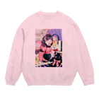 RYUTA・T／イラストレーターの地雷系女子 Crew Neck Sweatshirt