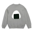 旻天堂(旧 ゆうれい星)のおにぎり Crew Neck Sweatshirt