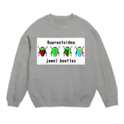 jangle juggler jaguarのjewel beetles Crew Neck Sweatshirt