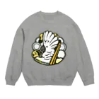 ムクのタイハクオウムのドラマー Crew Neck Sweatshirt