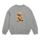 くまくま。ショップのくまくまアンティーク。 Crew Neck Sweatshirt