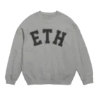 ゴンのETH（グレー） Crew Neck Sweatshirt