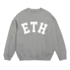 ゴンのETH（白） Crew Neck Sweatshirt