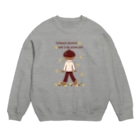 キッズモード某のとっくりくんの秋散歩 Crew Neck Sweatshirt