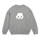 やさうさちゃんのやさうさちゃんの顔 Crew Neck Sweatshirt