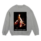 ProteaのFire after fire Crew Neck Sweatshirt