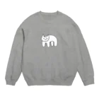 福猫山小屋の四足歩行ねこ Crew Neck Sweatshirt