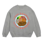 LalaHangeulの長崎トルコライス　ハングルデザイン Crew Neck Sweatshirt