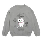 NYACHA&BOOCHAのオシャレにゃーちゃ、 Crew Neck Sweatshirt