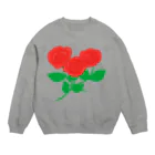 Lily bird（リリーバード）の深紅の薔薇① Crew Neck Sweatshirt