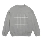 KIYOMI_KIWAMIの○✕ゲーム用のわく シリーズ Crew Neck Sweatshirt