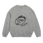 こぱくんのこぱくん透過バージョン Crew Neck Sweatshirt