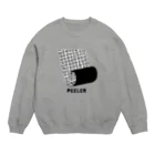 Creative store MのPEELER-07(B) Crew Neck Sweatshirt