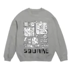 地球マルヲのSQUQRE Crew Neck Sweatshirt