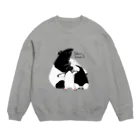 It is Tomfy here.のしろくろズ Crew Neck Sweatshirt