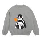 nagisa-ya(なぎさや) ペンギン雑貨のフンボルトペンギンのぬいぐるみ Crew Neck Sweatshirt