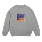 しし座の方角の秋の空 Crew Neck Sweatshirt