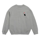 むてきんぐオリジナルグッズ販売所のむてきんぐロゴ入り（表のみ）スウェット Crew Neck Sweatshirt