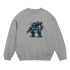 8ball.AI.artの巨大戦闘ロボット Crew Neck Sweatshirt