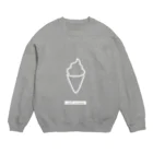 ▷            chiroruの寒い時期のソフトクリーム。 Crew Neck Sweatshirt