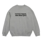 ユニークリー・シングスの下界を旅行中のアスガルドの民用 Crew Neck Sweatshirt