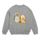 paw-pawのシーズーちゃん Crew Neck Sweatshirt