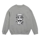 mirinconixのじっと見るガラクタくん Crew Neck Sweatshirt