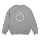 ひよこのもり工房の【復刻】シンプルひよこさん（2013）灰色 Crew Neck Sweatshirt