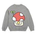 165's!!の芽が出たきのこ Crew Neck Sweatshirt