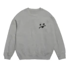 kazuki_chanのかお Crew Neck Sweatshirt