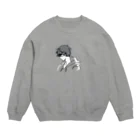 みどりのいろどりパーカーくん Crew Neck Sweatshirt