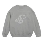 なつおさんのおみせのシンプルクールな無限フランスパン Crew Neck Sweatshirt