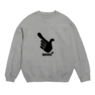 AliviostaのBANG 指でピストル ロゴ Crew Neck Sweatshirt