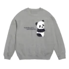 punchenoのコパンダが見てますよ！ Crew Neck Sweatshirt