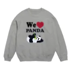 キッズモード某のwe love パンダ Crew Neck Sweatshirt